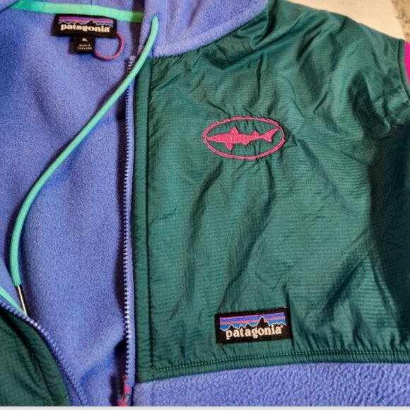 Patagonia x Dogfish Head Microdini Hoodie Hooded Fleece Full Zip Jacket - Picture 4 of 11